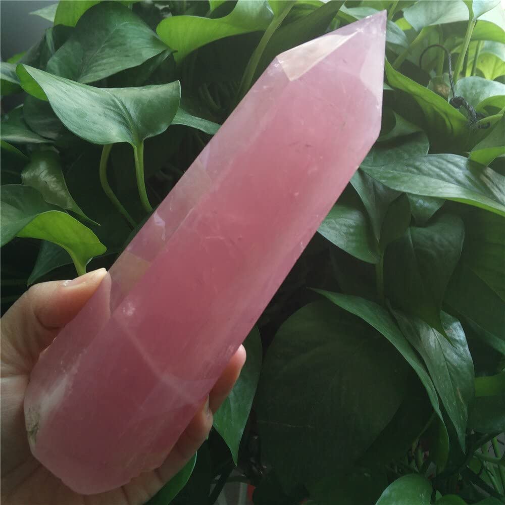 クリスタルワンド❤︎ローズクォーツ＋水晶❤︎ Amazon.co.jp: 天然水晶の原石 ローズクォーツクリスタルワンド